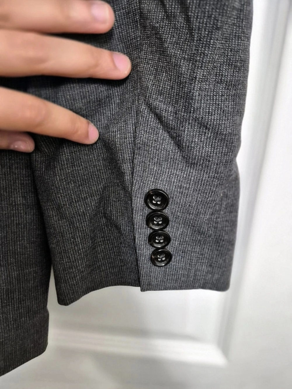 J.Crew Ludlow Jacket Wool Sport Coat Gray Size 42L - Picture 6 of 7
